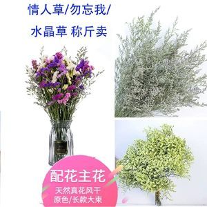 Yunnan True Flowers Florhe Fearme-Me-not Lover Grass, полная звезд и звездных сухих цветов Букет Кристаллическая трава называется Jin ubossed yunnan Specialty