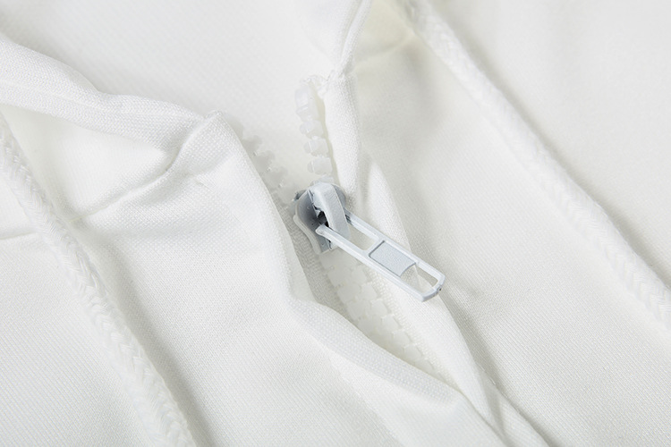  Abbigliamento da donna giacca cardigan in felpa casual allentata con tasca con cappuccio ricamata con lettera retrò_voghion.com