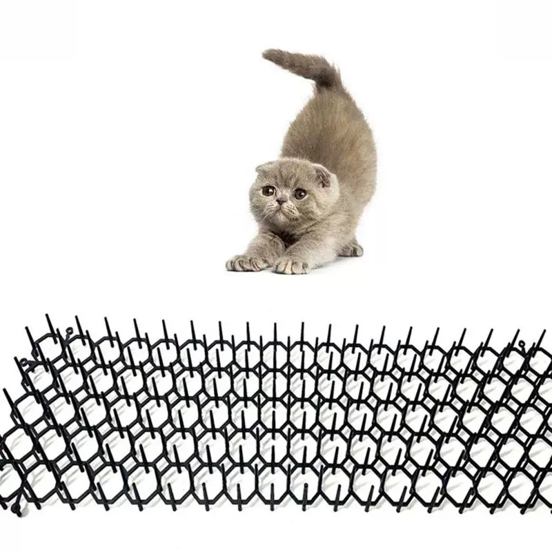 猫用品跨境亚马逊猫刺垫园林防猫网宠物防猫刺驱野猫网猫窝防鸟刺
