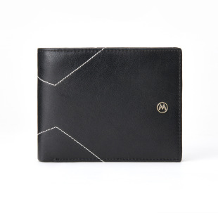Cross-border men's wallet leather simple European and American style wallet for man anti-theft wallet for men