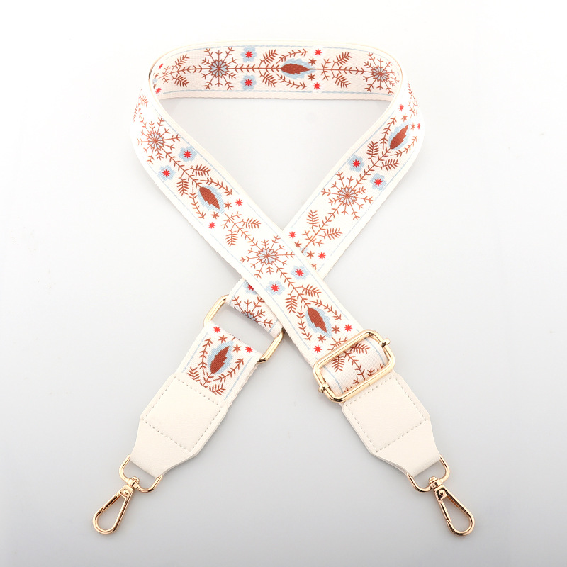 Nylon Flower Snowflake Bag Strap display picture 2