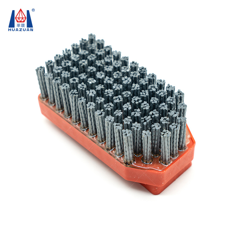 金刚石布拉研磨刷 皮革面仿古面马蹄形圆形碳化硅布拉型加强刷子