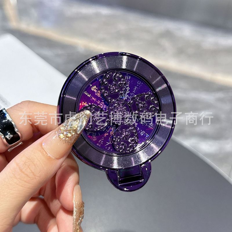 风生水起旋转解压背贴神器手机壳支架中间可360度旋转两用支架潮|undefined