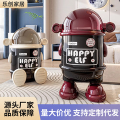 ゴミ箱、家庭用リビングルーム、寝室、大容量の内外二重バケツ収納バケツ、キッチンとトイレ、蓋付きの見栄えの良い紙バスケット