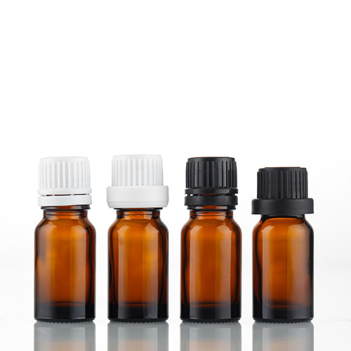 Supply 10ml brown essential oil bottle glass bottle essence bottle cosmetic refill bottle lotion bottle mixing bottle