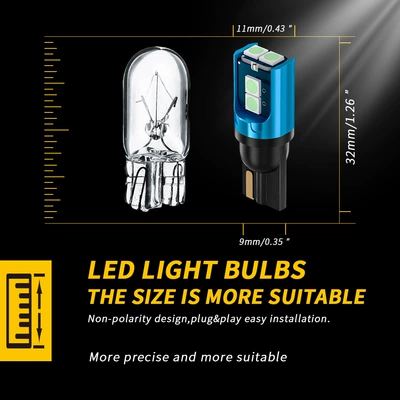 New highlight T10 indicator wide Width indicator light