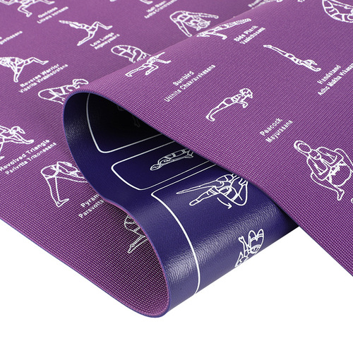 Fitness mat non-slip yoga mat manufacturer cross-border sports household rubber floor mat professional pvc training action mat