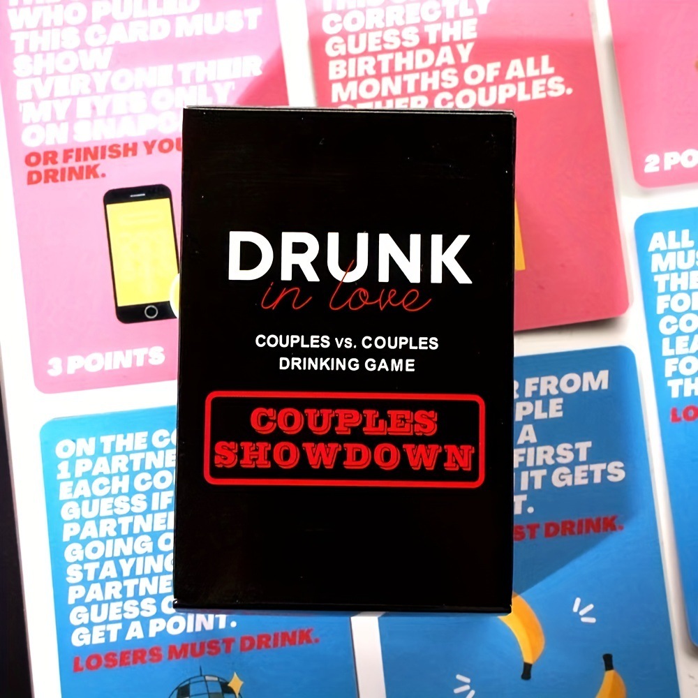 Romantic Card Game For Couples - Interactive Party Drinking Fun_voghion.com