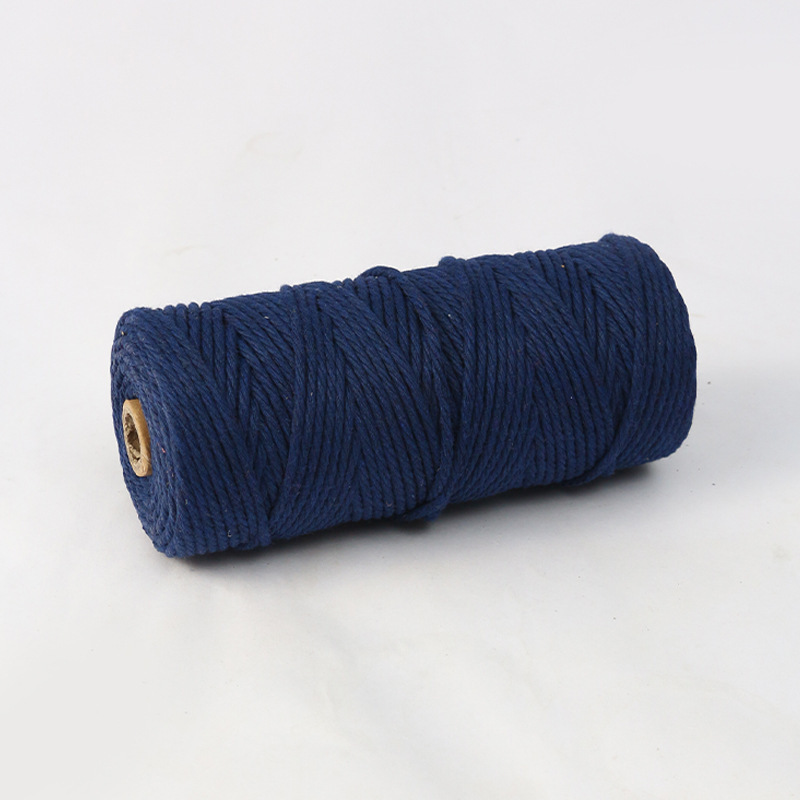 2mm3mm4mmマルチ仕様カラー手作りコットンロープ素材ボトル缶巻き手工芸品編みコットンロープ素材|undefined