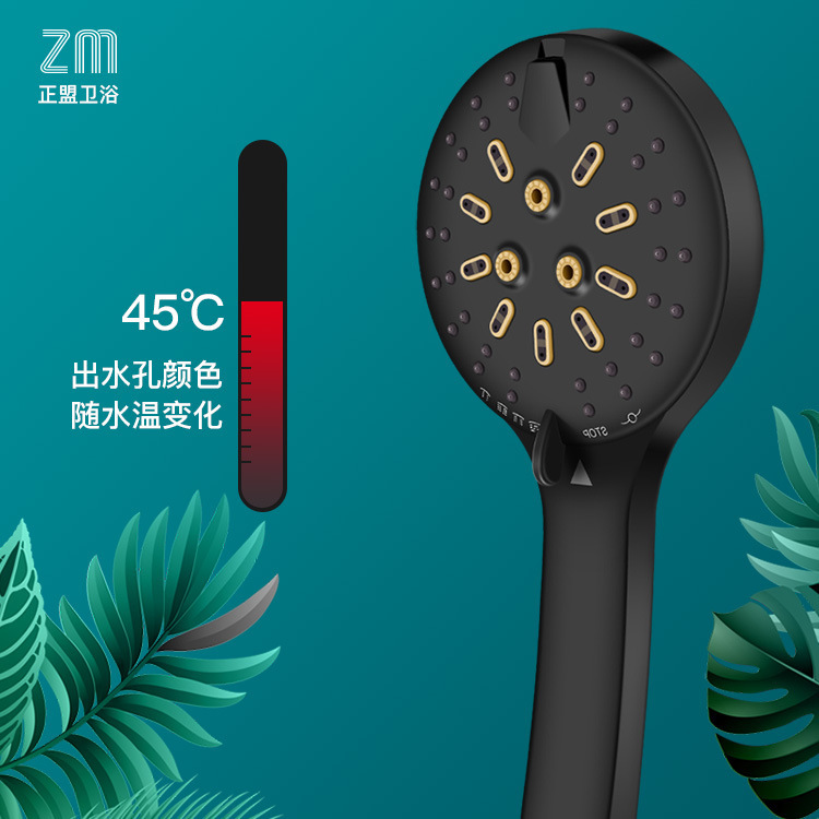 Innovative new pressurized shower head for household six-speed…