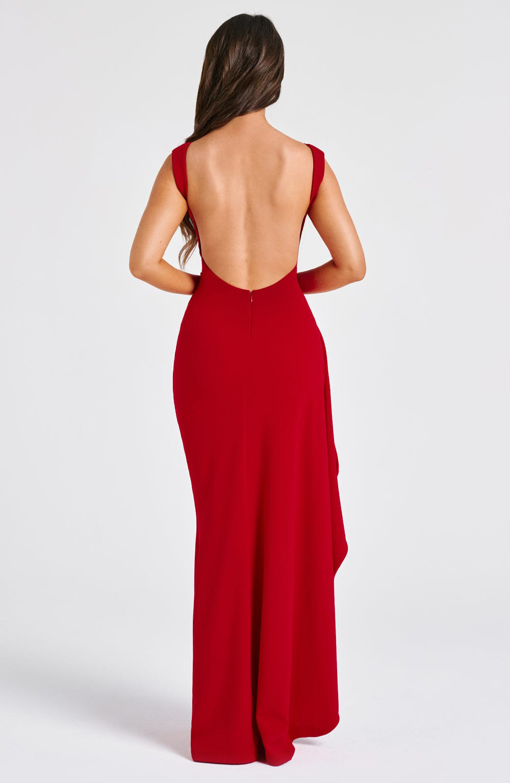 336g Weight Maxi Long Dress Dress Length Type Short Sleeve Sleeve Length Sheath Dress Dresses Type Regular Sleeve Sleeve Type Polyester Fabric Type High Waist Waist Line Holiday, Banquet, Selfie Occasion Round Neck Neckline Regular Fit Fit Type Solid Color Pattern Summer Season Women's Gender Backless Design Streetwear Style Wholesale Women's Streetwear Backless Solid Color Holiday Banquet Selfie Round Neck Short Sleeve Sheath Dress 12