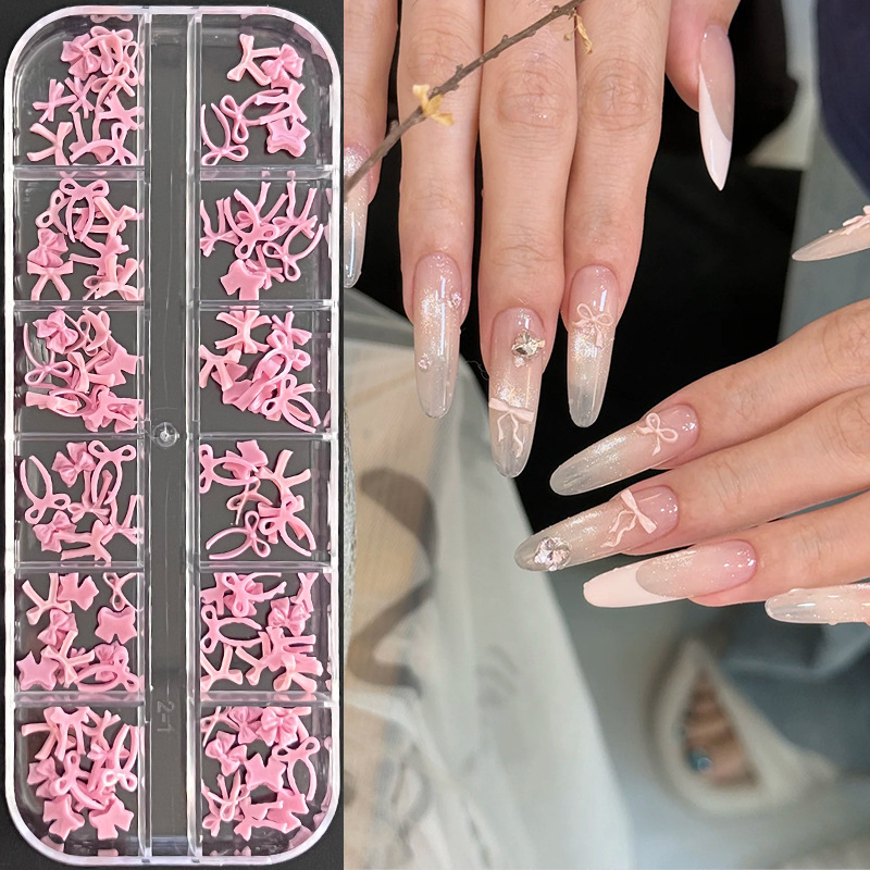 12 그리드 [스트리머 보우] 핑크