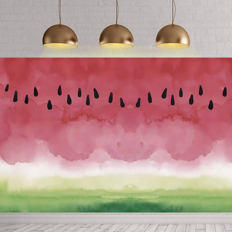 Amazon Fruit Watermelon Theme Background Cloth Foreign Trade Newborn Shower Party Photo Banner Supplies Vinyl Amazon Fruit Watermelon Theme Background Cloth Foreign Trade Newborn Shower Party Photo Banner Supplies Vinyl