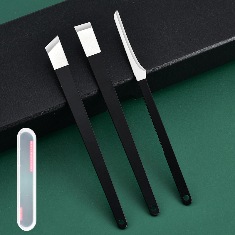 Profesyonel Ayak Bakım Bıçağı Seti Kalın Deri Temizleme Manicure Aracı Ev Kullanımı Tırnak Yatağı Düzeltme Yangzhou Üç Bıçak Üreticisi Stok Doğrudan Tedarik