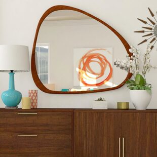 Middle -aged style alien mirror wall -mounted dressing mirror home makeup mirror hanging wall full -body mirror bedroom dressing mirror test mirror