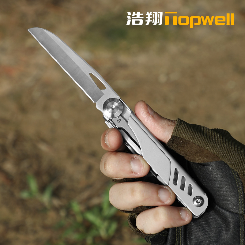 多用工具刀户外折叠刀露营登山应急小刀子便携车载多功能工具折刀