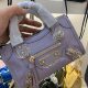 B's Mini Rivet Motorcycle Bag Original Goatskin Shoulder Crossbody Handbag Version High Quality