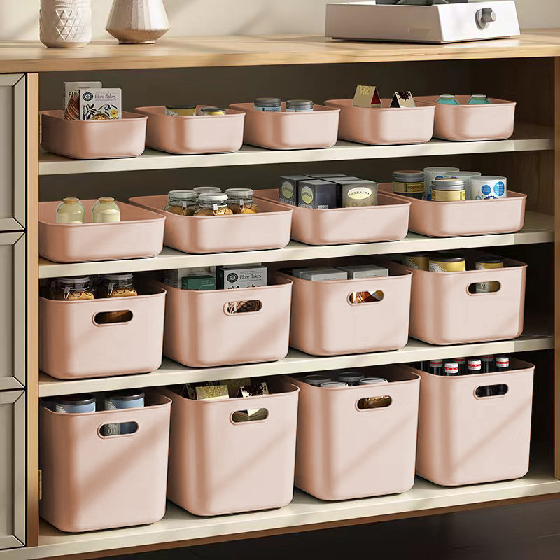 Sundry Storage Box Household Kitchen Snack Toy Storage Box Basket Dormitory Desktop Cosmetics Plastic Storage Box