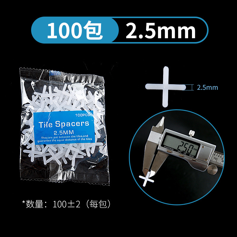 Cruz del azulejo 1,5/2mm3mm pavimentación azulejo de piso Cruz tarjeta de plástico caucho grano costura clip de retención localizador