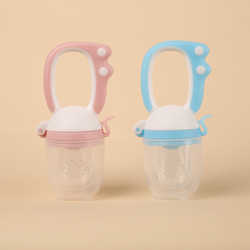 Fruit and Vegetable Baby Food Supplement Silicone Fruit Mesh Bag Feeding Tableware Pacifier Baby Chewing Fun