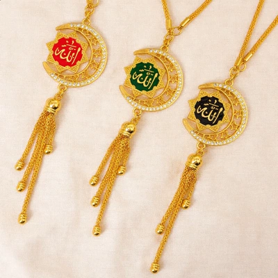 Ornament, Diamond-Encrusted Rearview Mirror Tassel — Car hanging