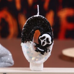 ハロウィンゴーストスカルキャンドルクリエイティブな雰囲気デジタルキャンドルケーキパートナーメーカー直販クロスボーダー