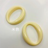 Round resin with accessories, earrings, accessory, Japanese and Korean, handmade