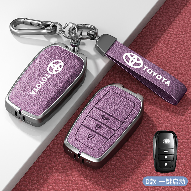 모델 D 아연 합금 쉘 3 버튼 Xiaguang 보라색 하드웨어 팔찌