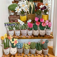 模擬植物人形水仙チューリップ楽しい鉢植えシリーズぬいぐるみ装飾装飾品在庫卸売