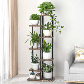 花架子室内家用客厅铁艺落地式多层绿萝花盆架阳台高款花架置物架