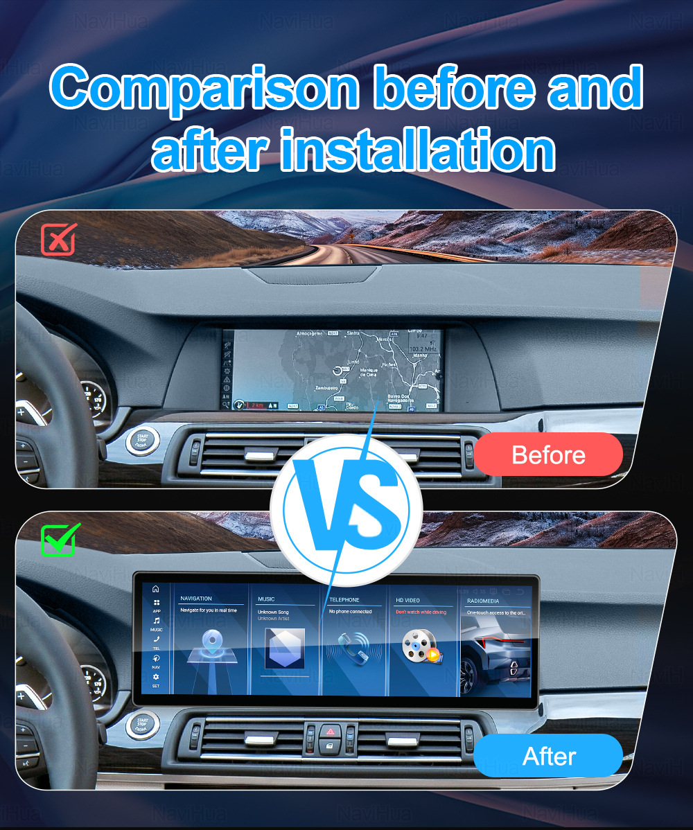 Suitable for Bmw 567 Series X1X5X6 Series 14.9inch Android Central Control Car Navigation All-In-One Machine 360 Functions