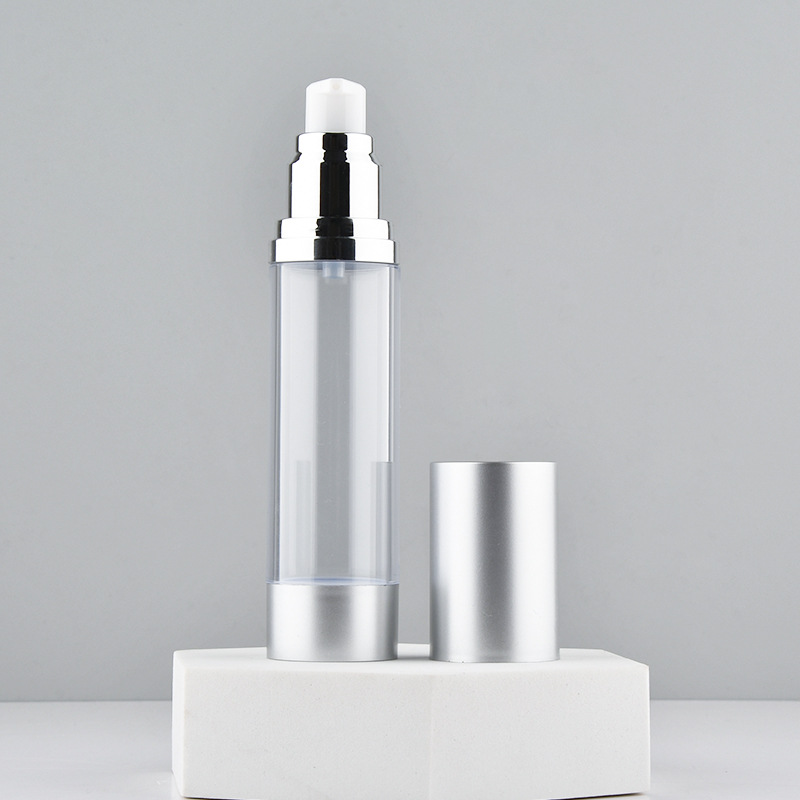 15ml 30ml 50mlUV plata caliente botella de vacío botella de loción spray niebla fina botella de mesa botella de prensa