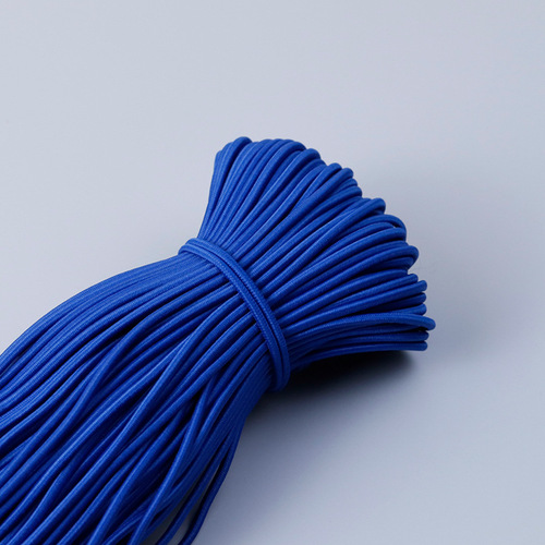 Children's jumping rubber band 2.5mm elastic rope round color elastic band durable beef tendon hair rope stretch elastic rope