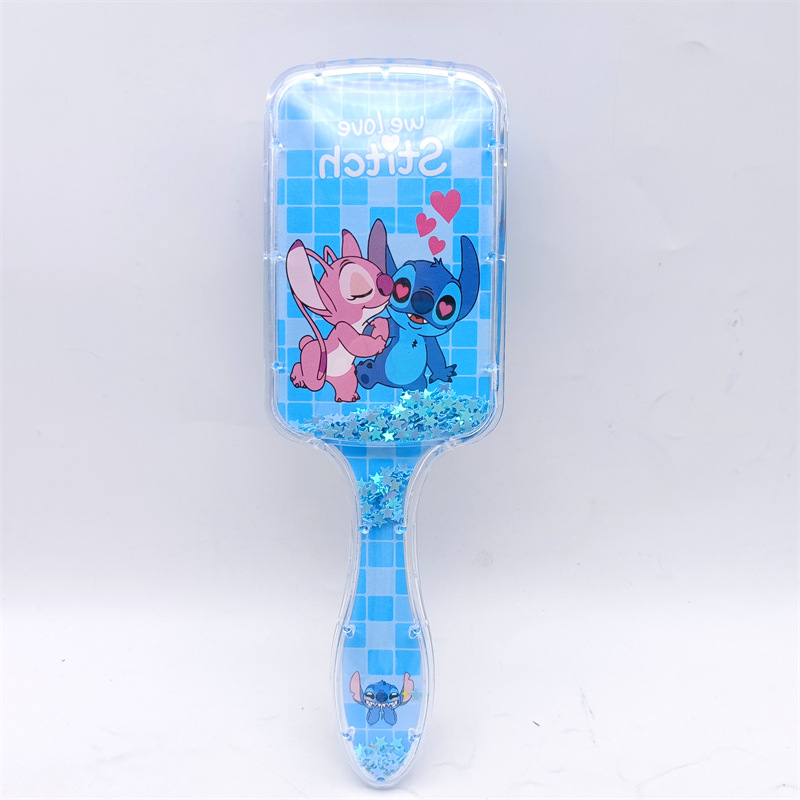 KT gato rocker pein cuadrado pein de pelo rizado caricatura encantador corazón de una niña Sanrio Kitty Gato masaje de aire acústico