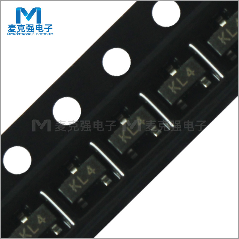 长电贴片肖特基二极管BAT54S SOT-23 丝印KL4 规格200mA/30V