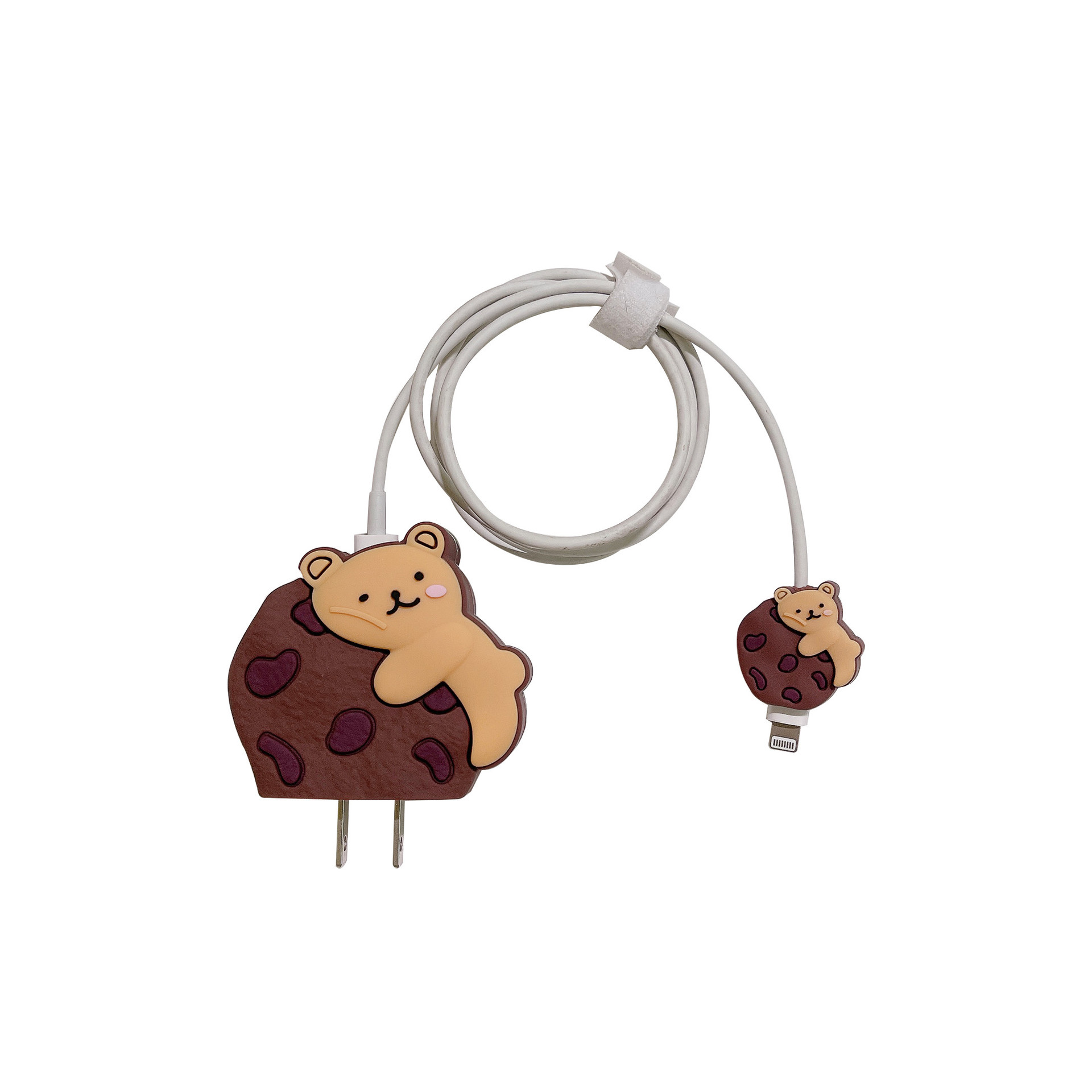 Cubierta protectora de la cabeza de carga cubierta protectora del cable de datos para Apple 18W/20W cubierta protectora del cargador Conjunto de 4 piezas al por mayor