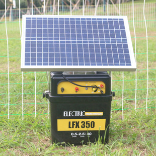 Solar electronic fence host 40KM2.5J livestock farm solar fence exciter specifications