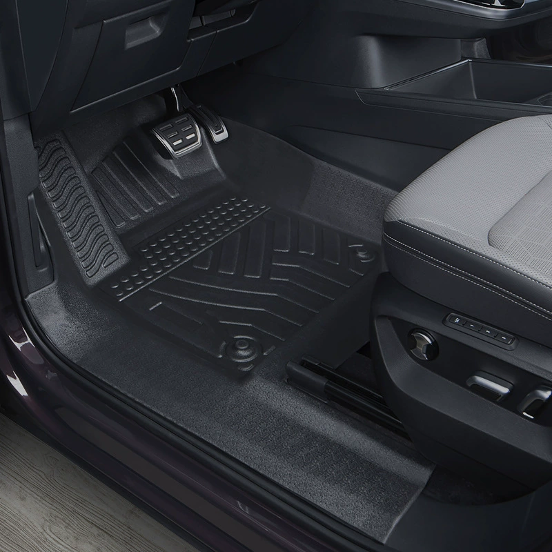 Подходит для ковриков Volkswagen Lanjing 21-25 гг., с полным окантовкой, для 7-местных, 6-местных, с порогами дверей, TPE