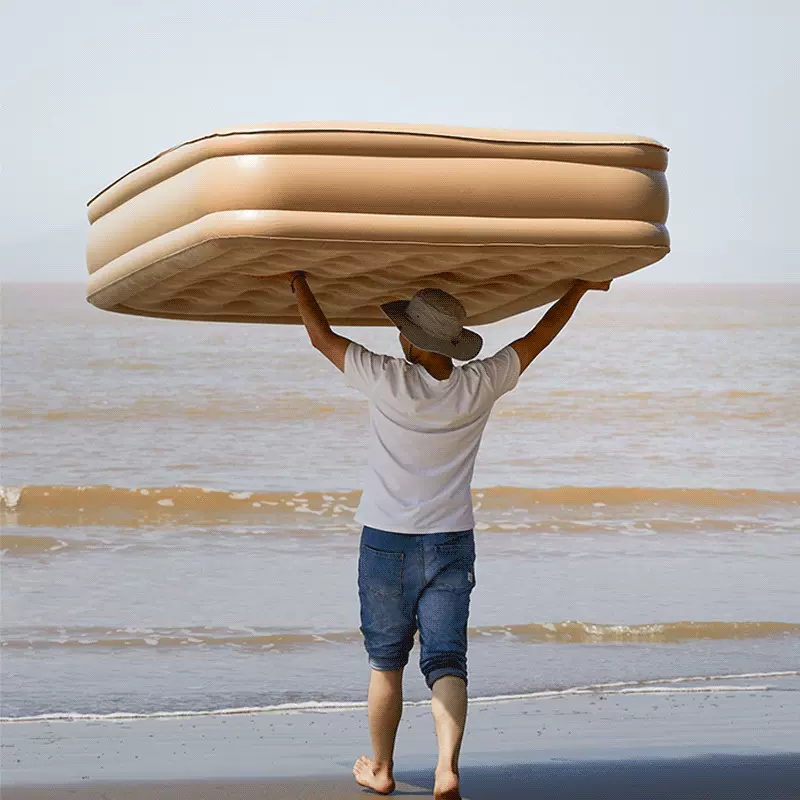 coody露营可充气床垫折叠电动打气帐篷住宿懒人一键收纳轻奢户外