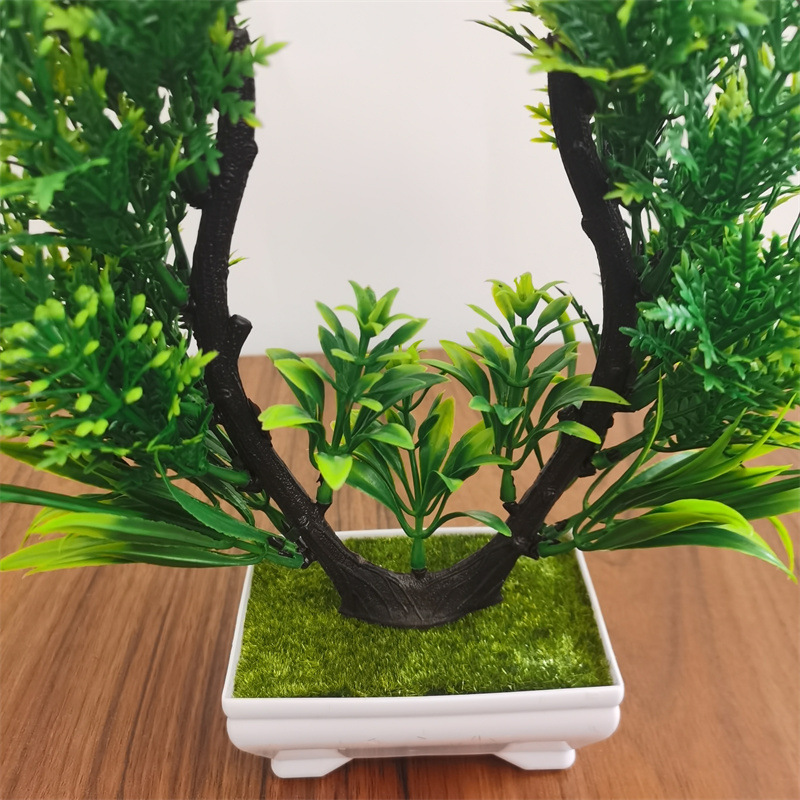 仿真植物无花果盆栽塑料假花绿植满天星盆景室内家居装饰桌面摆件详情13