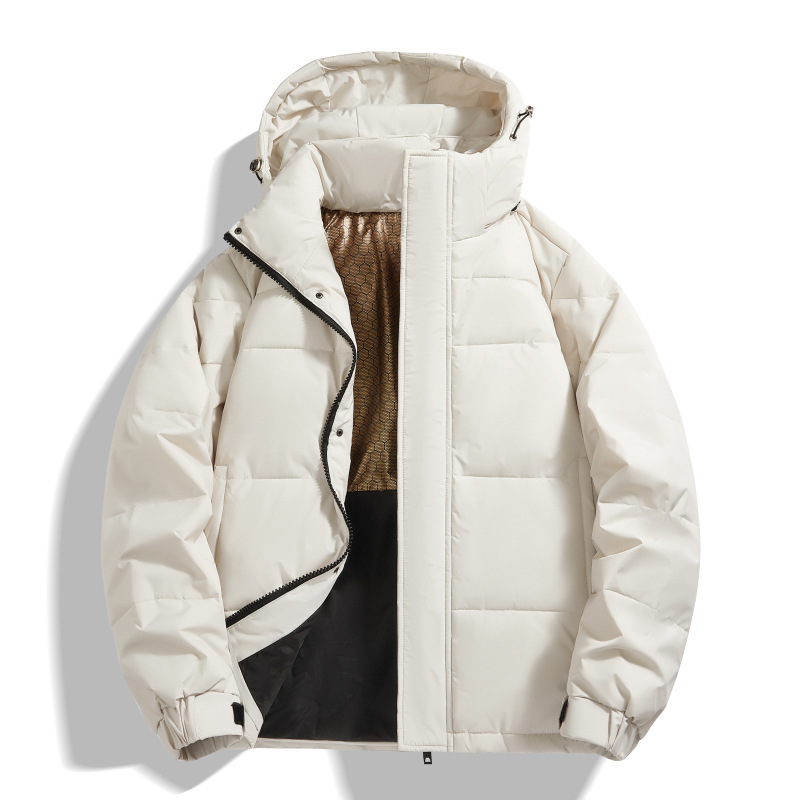 Men's Down Jacket Graphene Hooded Warm Winter Parka For Men_voghion.com