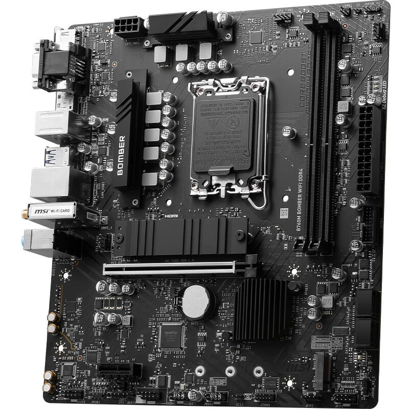 Материнская плата B760M BOMBER WIFI DDR4, поддержка процессора 1260