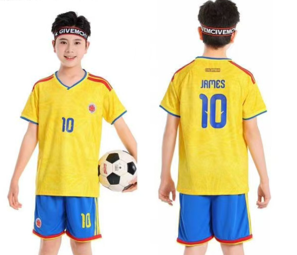 Camiseta de fútbol infantil Copa del Mundo 2026 Camiseta de fútbol nacional Estados Unidos Brasil Francia Alemania Camiseta infantil