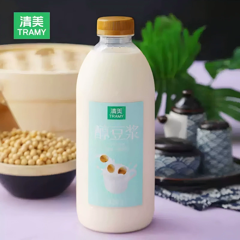 Шанхайское соевое молоко Qingmei, 1 л * 12 бутылок, целая коробка, оптовая продажа, чистое соевое молоко, ароматное соевое молоко, медовое соевое молоко, без ГМО