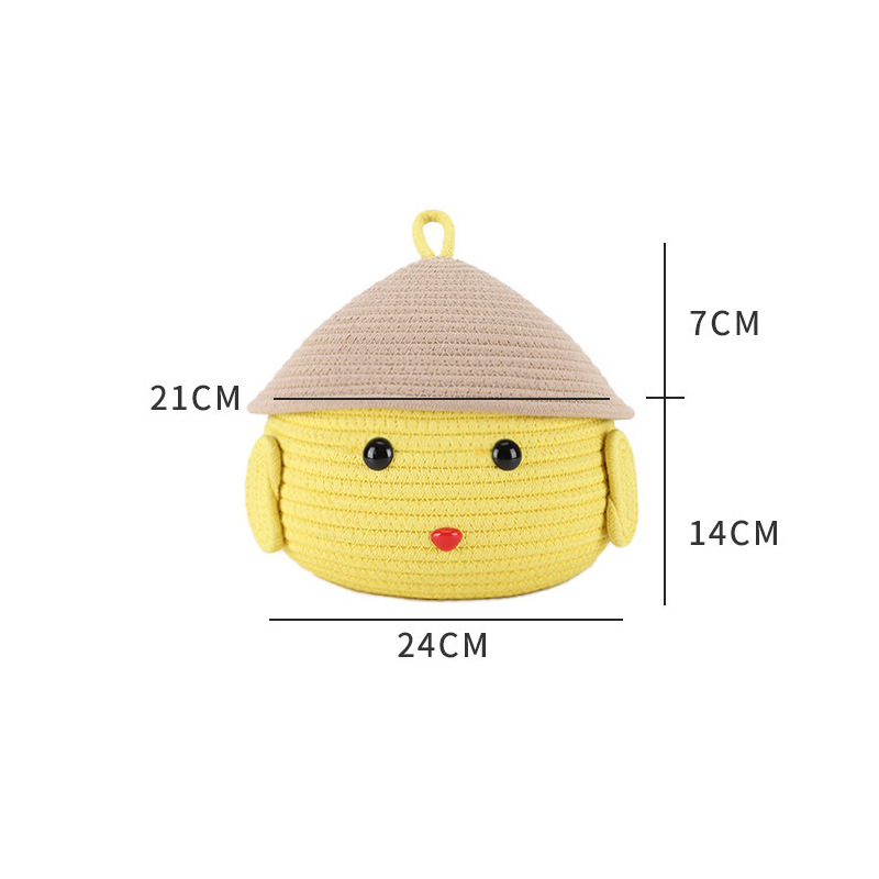 Cestas de almacenamiento de cuerda de papel nórdica personalizadas Sydney manzana forma de cestas de almacenamiento decoración para el hogar