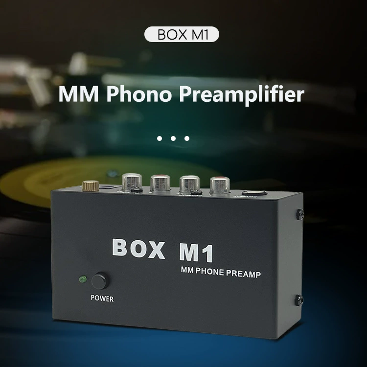 BOX M1 мини-проигрыватель предусилитель для проигрывателя виниловый проигрыватель фонограммы фронтальное усиление