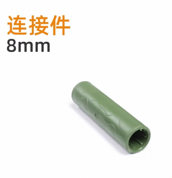 Conector de la hebilla de la siembra de hortalizas y flores de efecto invernadero tubo redondo de ratán escalada de plástico recubierto tubo de acero accesorios de jardinería