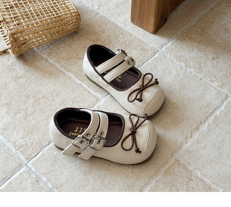 Sapatos de pele de princesa para meninas sola macia estilo_voghion.com