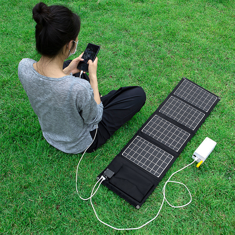 ソーラー充電ボード小型単結晶 5V18V12v 高速電源銀行携帯電話屋外折りたたみ式|undefined