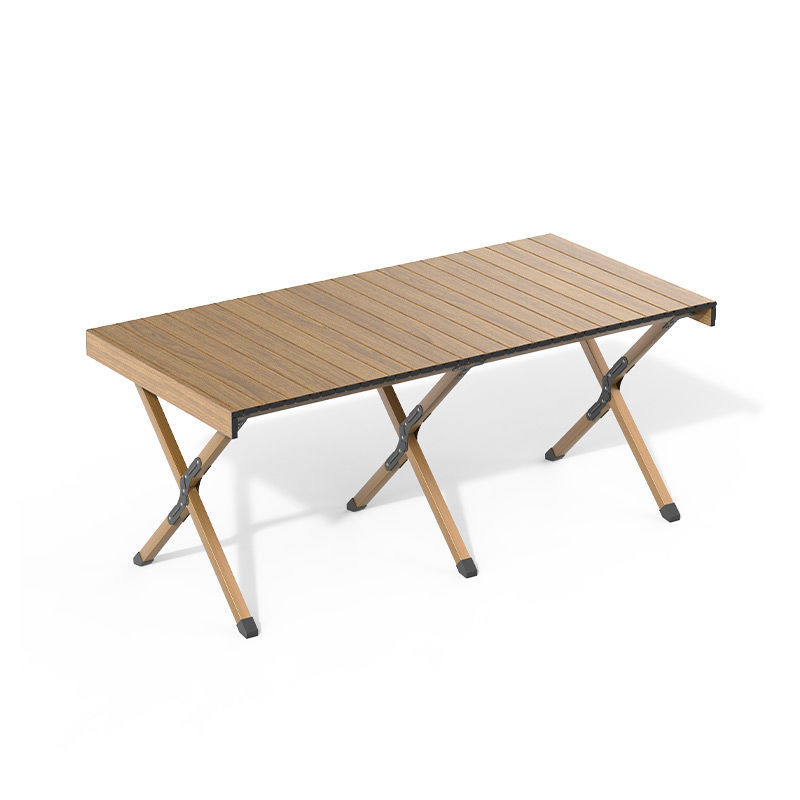 Mesa plegable al aire libre de color tronco grueso mesa portátil de huevos mesa de camping mesa y silla al aire libre para estandos grandes tablas de madera